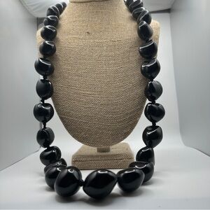 Tropical Hawaiian Natural Handcrafted Kukui Nut Lei Necklace